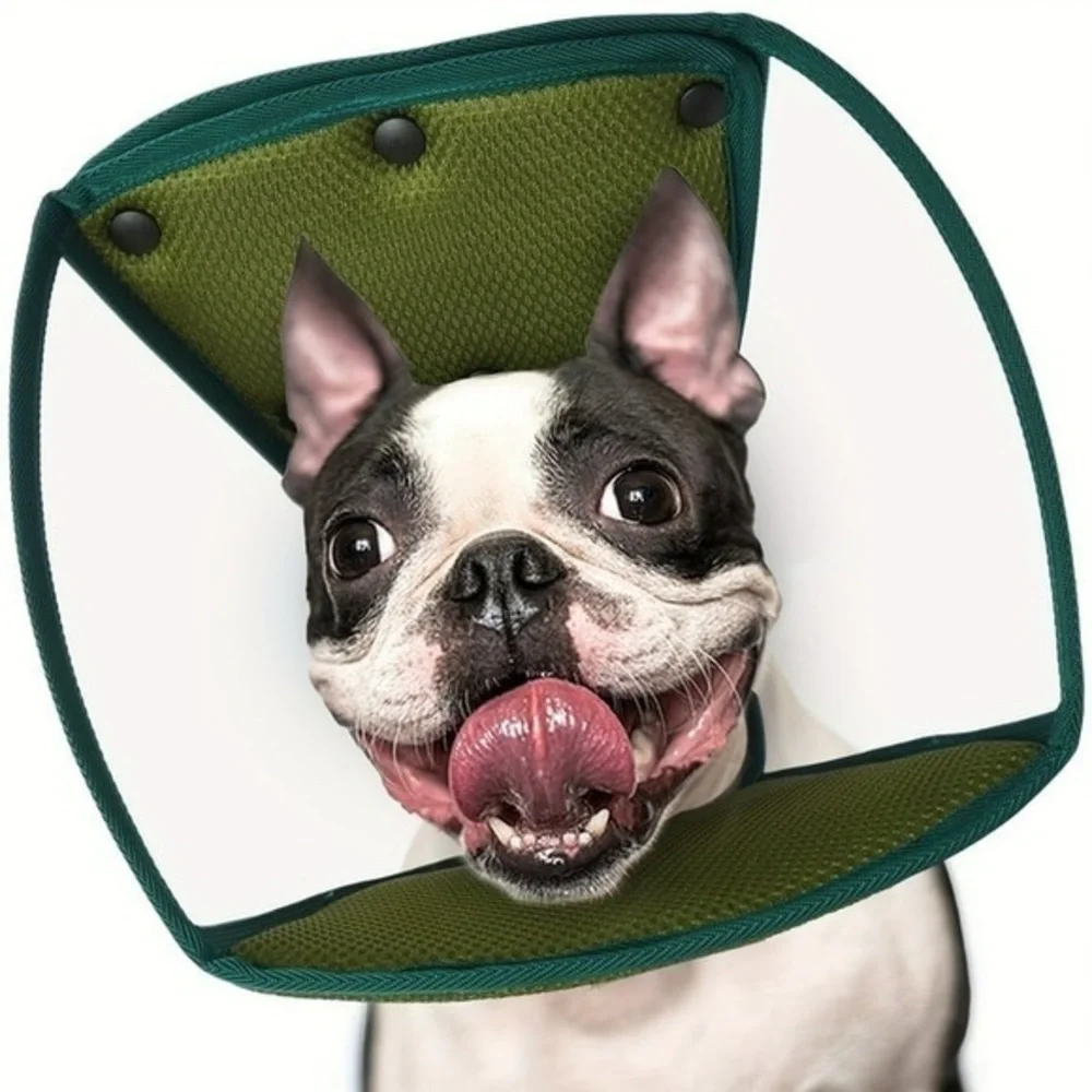 NWT Dog Recovery Cone Collar Soft Dog Cone Alternatives Elizabethan Adjustable